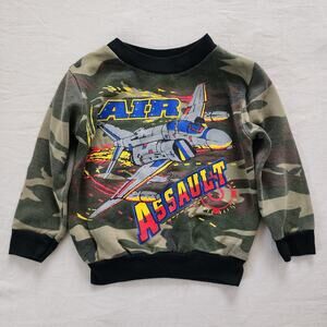 Vintage Air Assault Camo Sweater/Shirt 3t